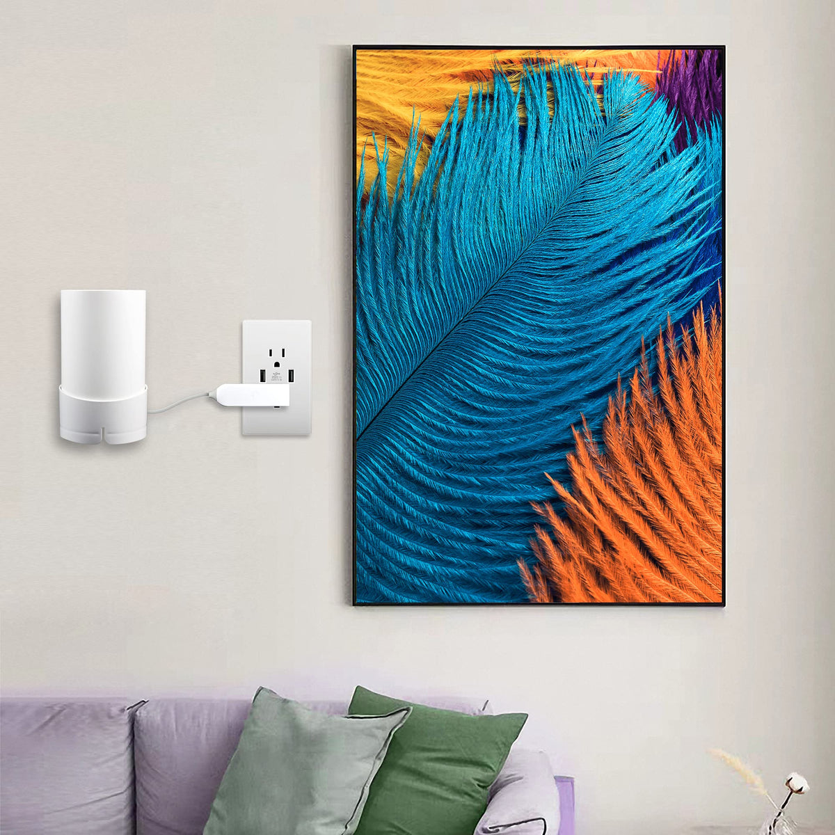 PETIMETI wall mount protects router from pets and kids.