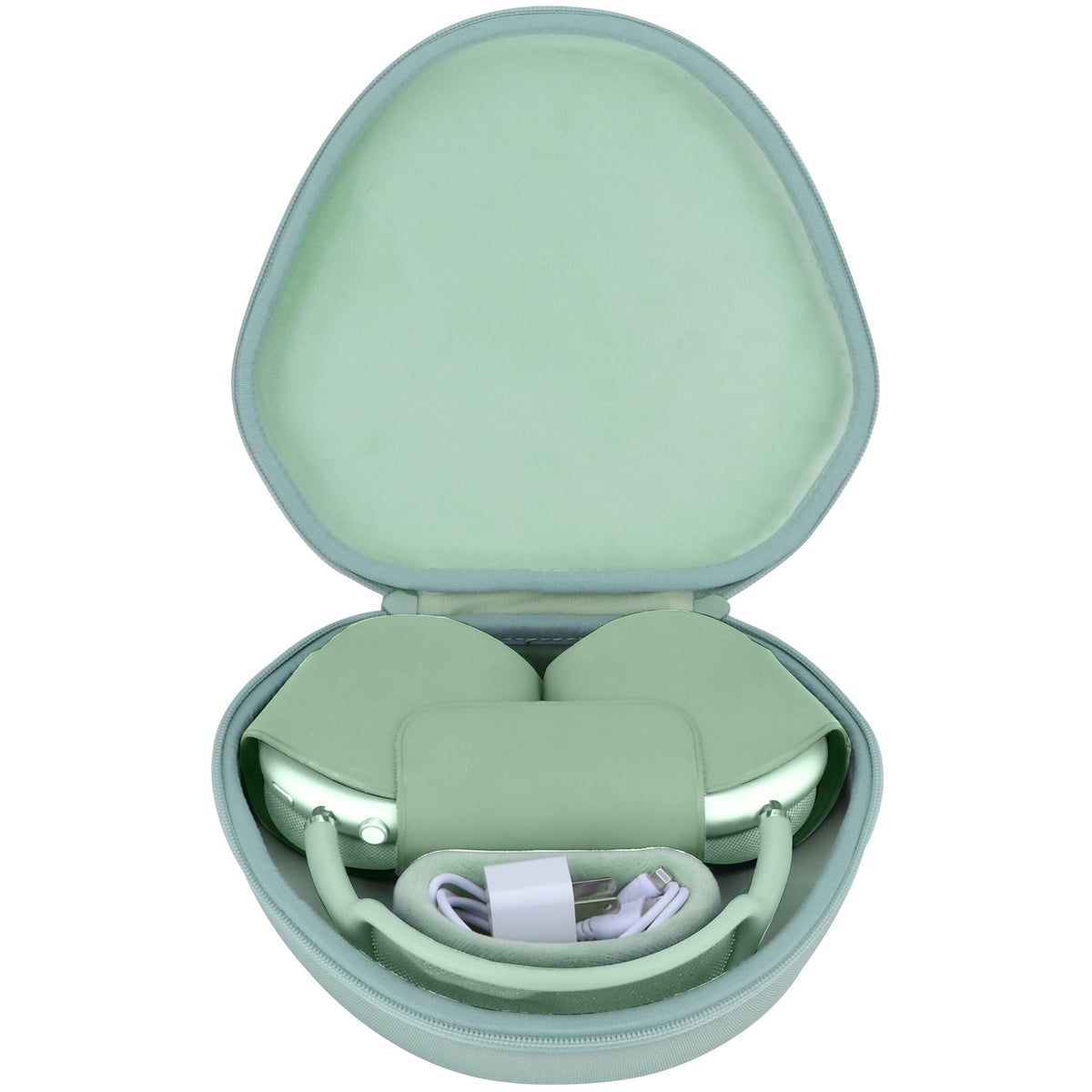 Peyyargo AirPods Max case interior with soft divider for protection