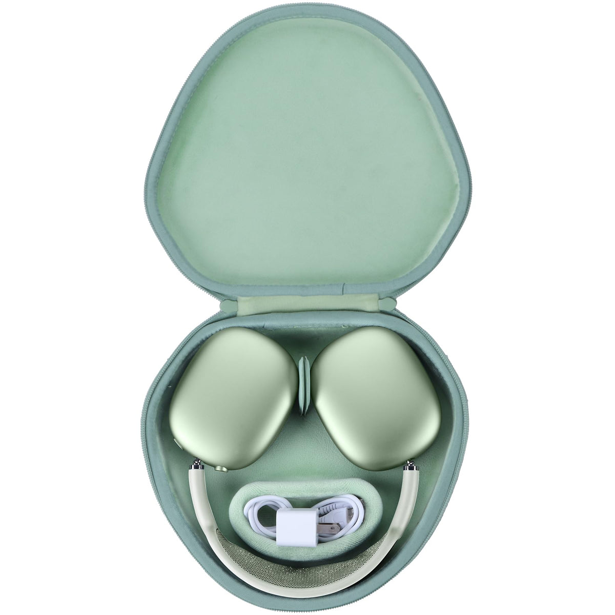 Peyyargo hard case with sleep mode bottom magnet keeps AirPods Max secure on the go