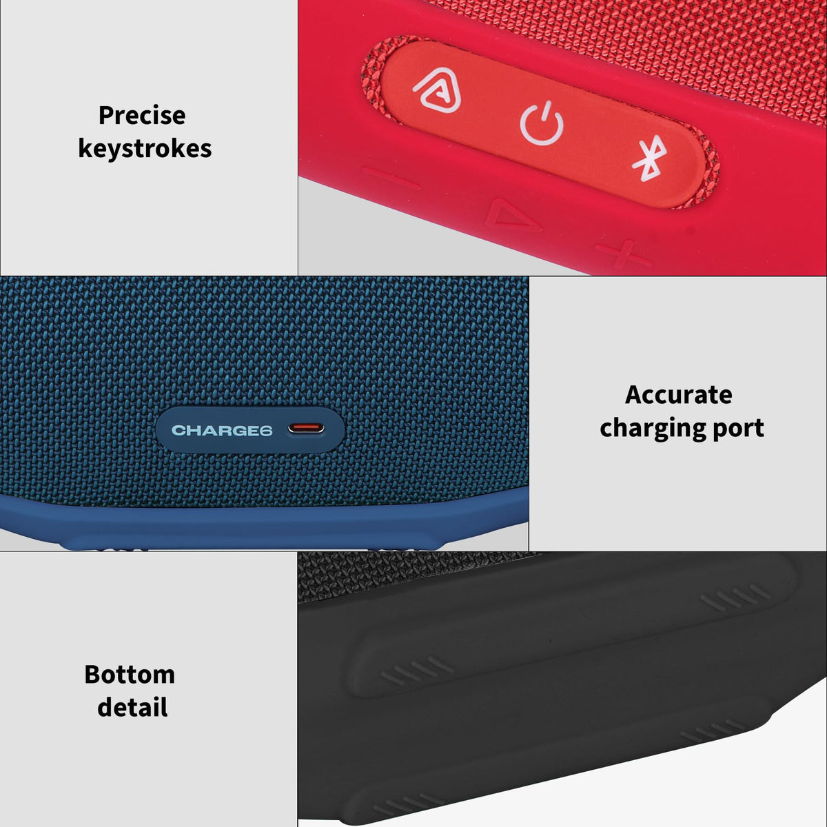 Detachable strap feature of Peyyargo Charge 6 silicone cover for easy carrying