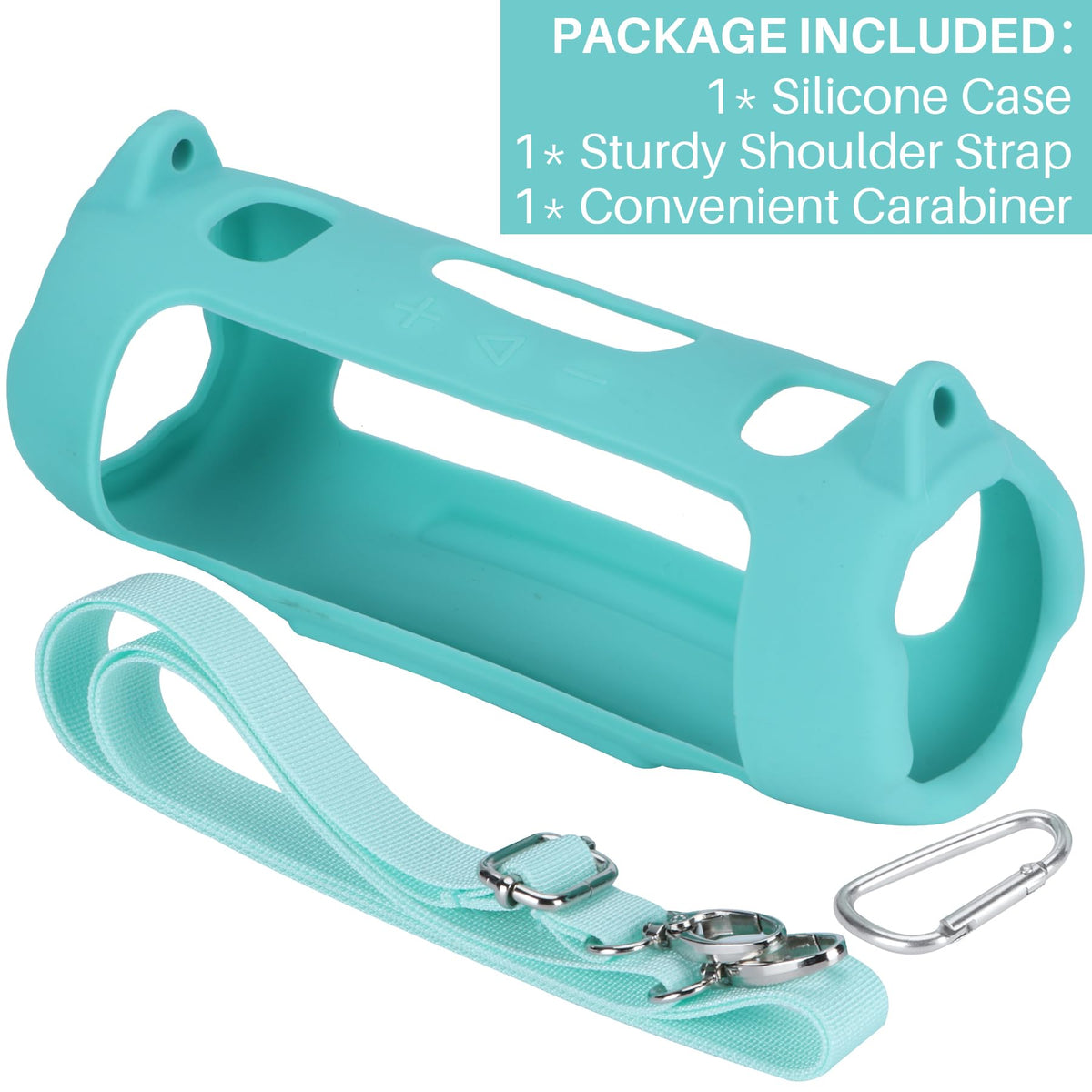 Detachable shoulder strap clip on Peyyargo Charge 6 silicone cover