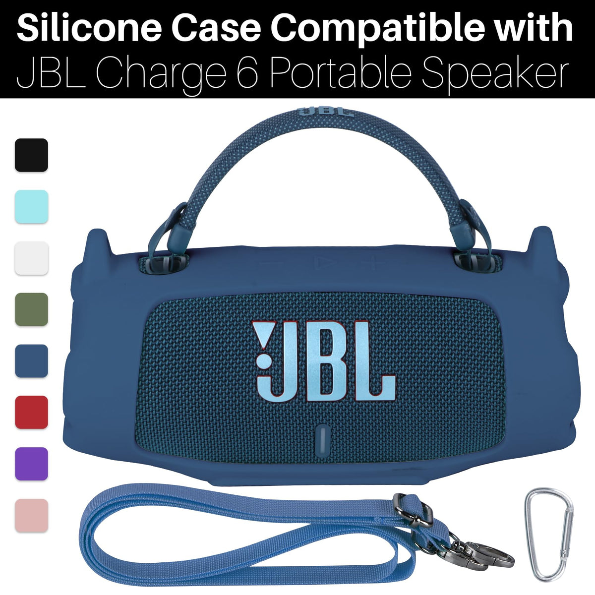Slip-resistant texture on Peyyargo Charge 6 silicone cover in teal