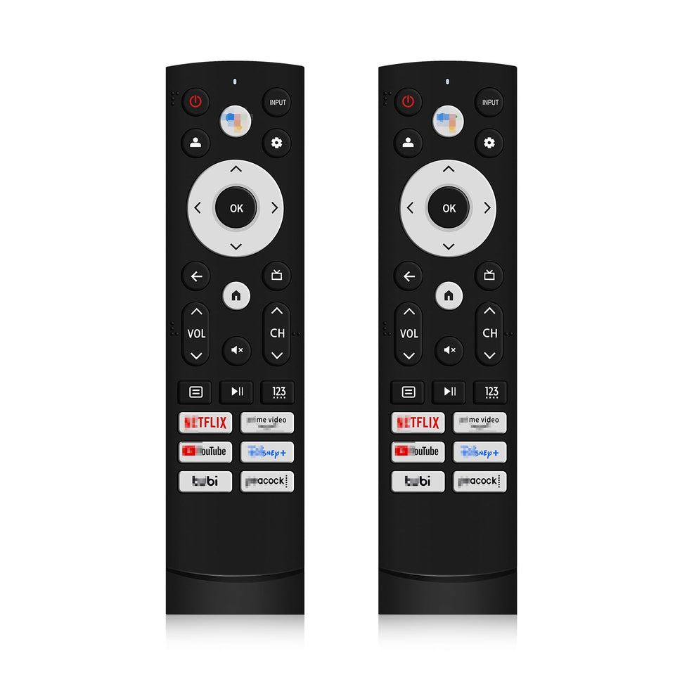 PGLYOUNI 2pc replacement remote for Hisense series, seamless compatibility and quick setup.