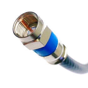 PHAT SATELLITE 100ft RG6 coaxial cable for indoor or outdoor use delivers reliable signal.