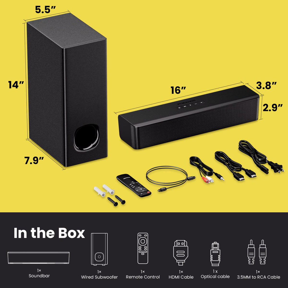 Pheanoo P15 remote control enabling convenient wireless operation