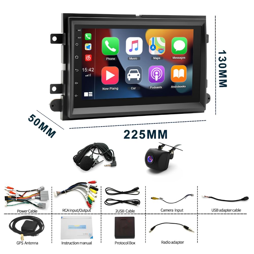 PHEZEN built-in Wi-Fi for seamless features on the stereo screen