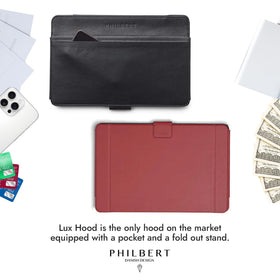Philbert Lux Hood sun protection reduces glare for outdoor productivity
