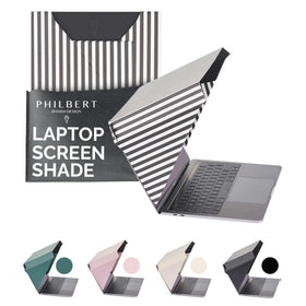 Philbert showing front striped hood packaging and travel-ready benefit