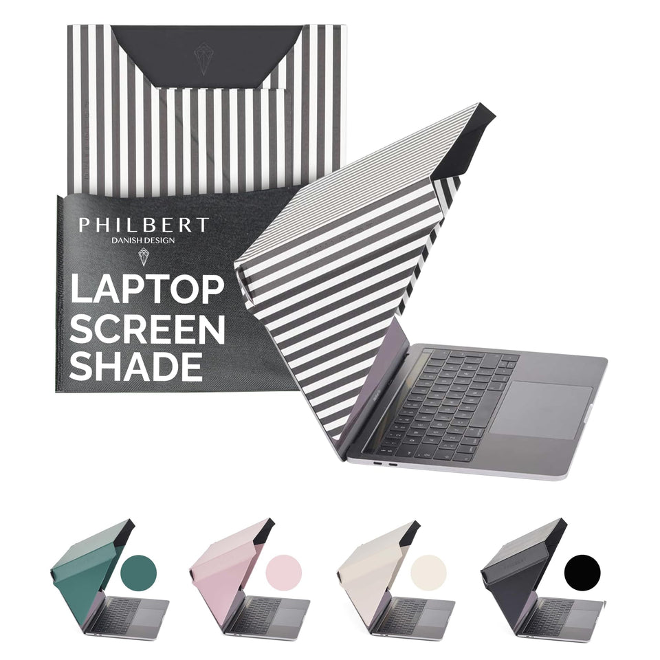 Philbert showing front striped hood packaging and travel-ready benefit