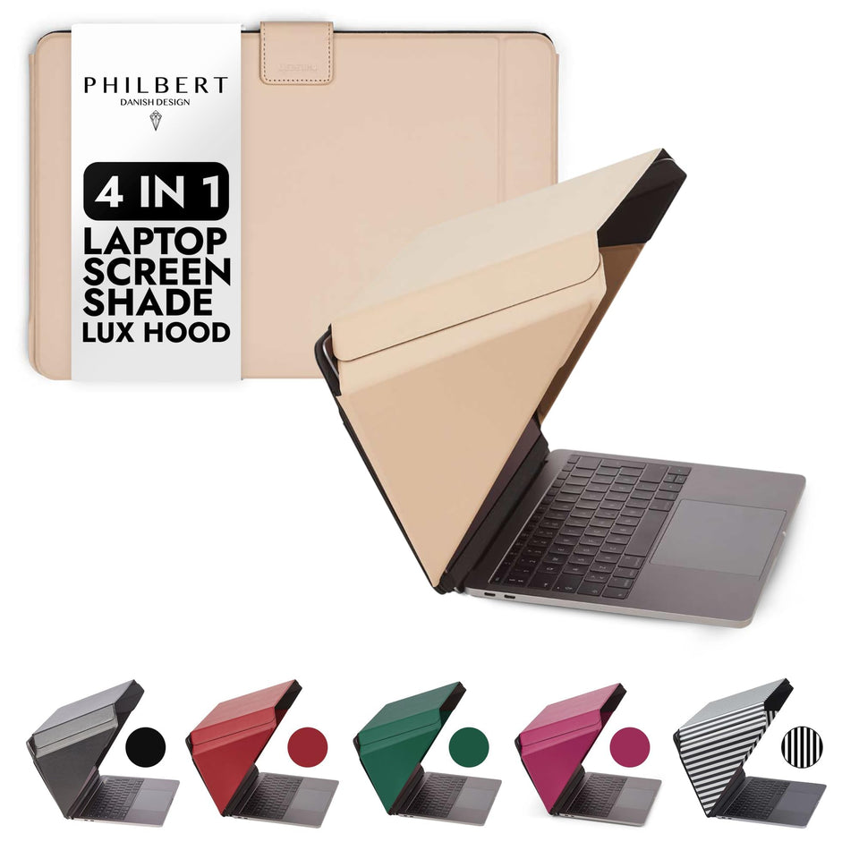 Philbert Lux Hood foldable stand and pocket for portable productivity on the go.