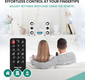 Philco digital FM radio highlights clear station reception