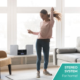 Philco stereo shelf system remote control for easy operation