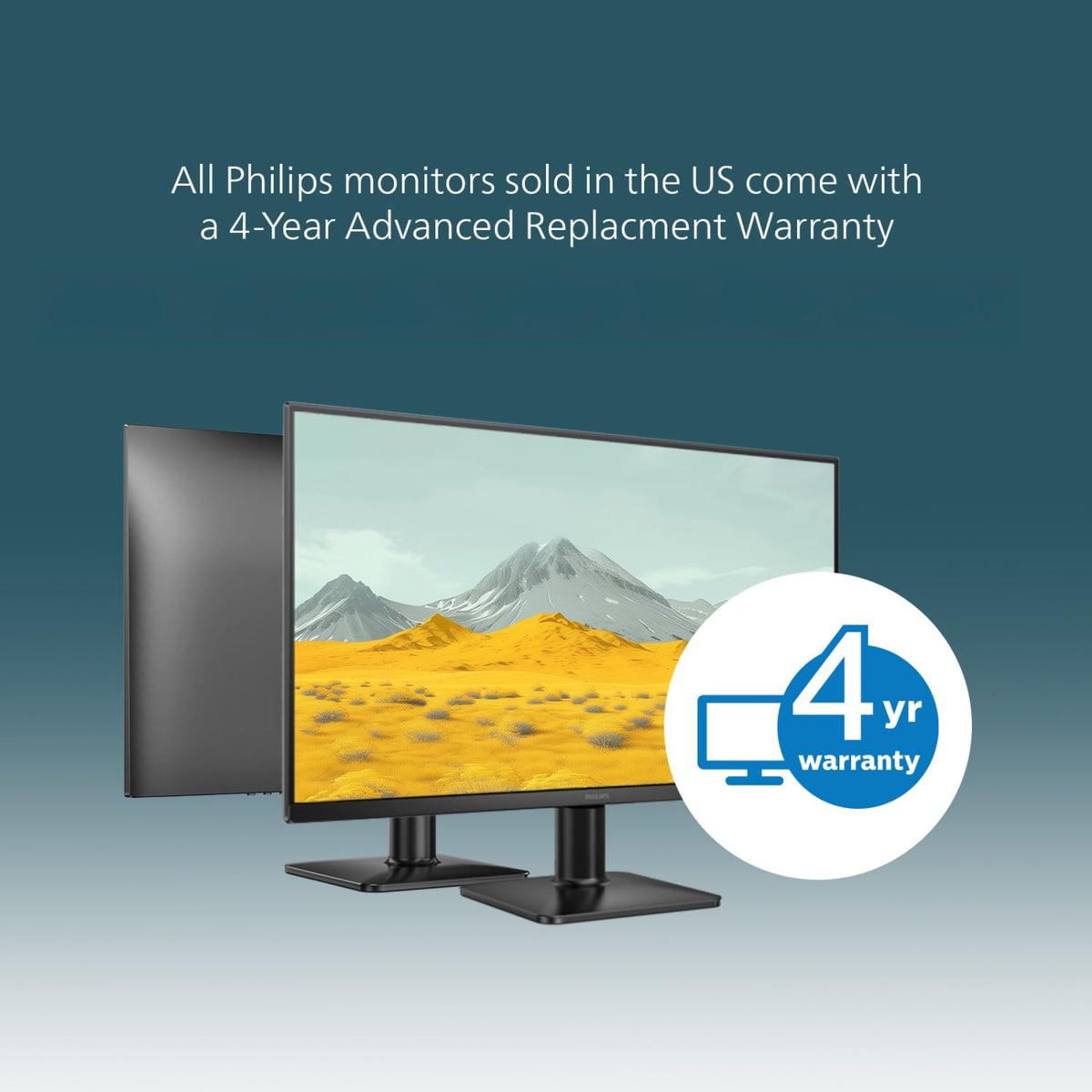 PHILIPS 24E2N2100 IPS panel delivering sharp colors and wide viewing angles