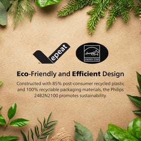 Philips 27B2N2100 on-screen UI highlighting image settings for easy tweaks