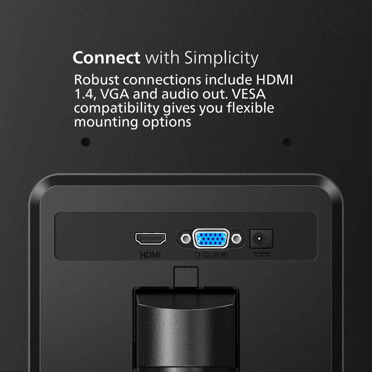 Philips 27E2N1100 wide viewing-angle maintains consistent colors from any seat.