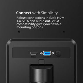 Philips 27E2N1100 wide viewing-angle maintains consistent colors from any seat.