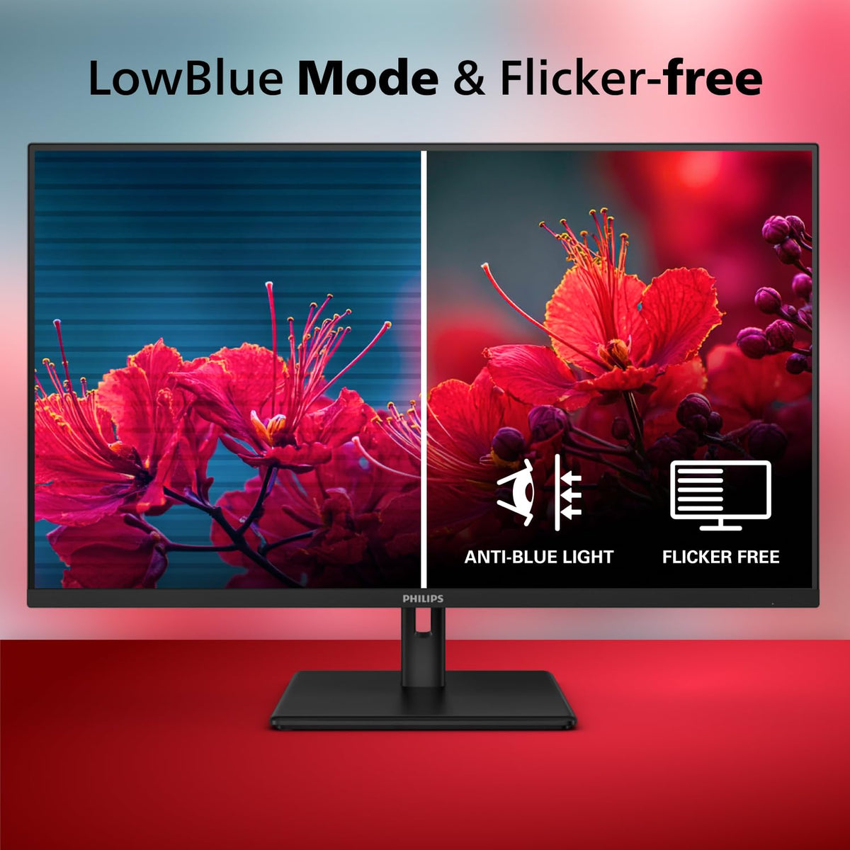 Philips 32E1N1100L VA panel wide viewing angles for consistent color