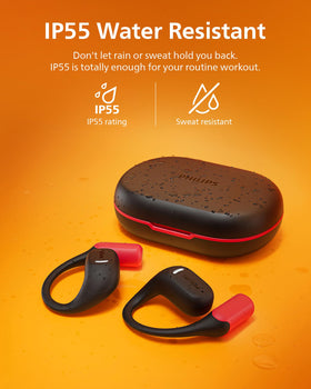PHILIPS A6709 IP55 rating protects against sweat and splashes