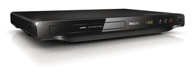 Philips all multi-region DVD player front view with HDMI 1080p upscaling for sharp, region-free playback
