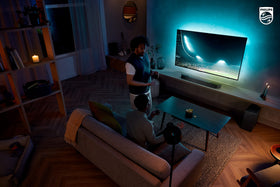PHILIPS B8907 HDMI ARC and 4K pass-through connection to TV