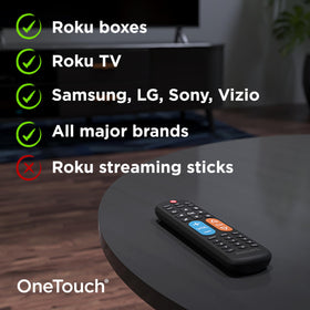 PHILIPS remote on couch with TV showing lifestyle ease-of-use and quick access