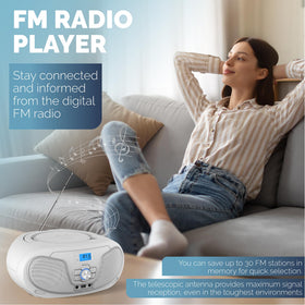 PHILIPS CD Player Boombox Dynamic Bass Boost enhances depth at any volume