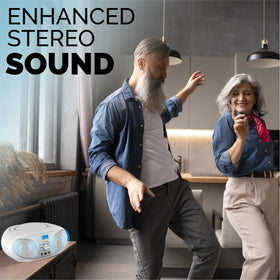 PHILIPS CD Player Boombox USB playback supports MP3s and playlists