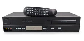 PHILIPS DVD/VCR Combo control panel, renewed condition for easy setup and operation.