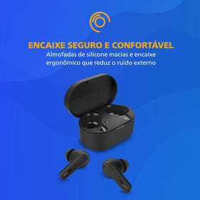 PHILIPS earbuds connected to charging cable in case, showing quick recharge convenience