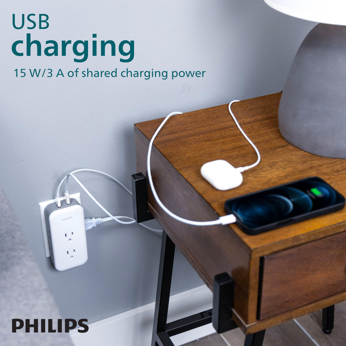 Philips ETL certified safety ensures reliable power protection at home