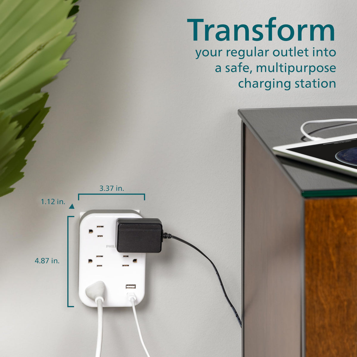 PHILIPS EZFit ETL-certified wall tap with limited-lifetime replacement