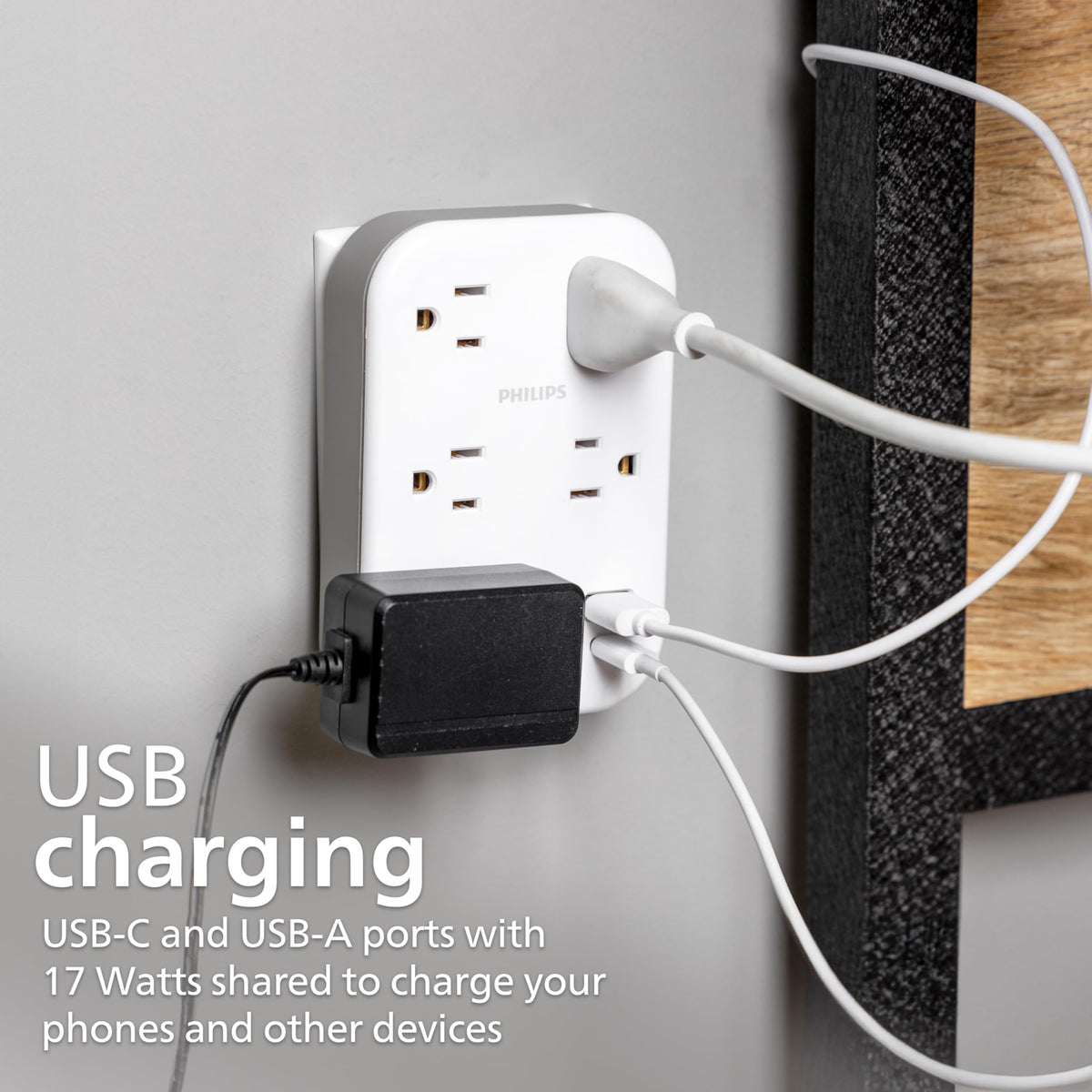 PHILIPS EZFit space-saving wall tap blends with any room decor