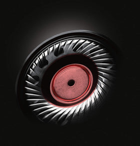 Philips Fidelio X2HR driver diaphragm detail supports detailed sound.