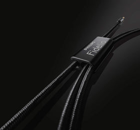 Philips Fidelio X2HR open-back grill visible for airy soundstage.