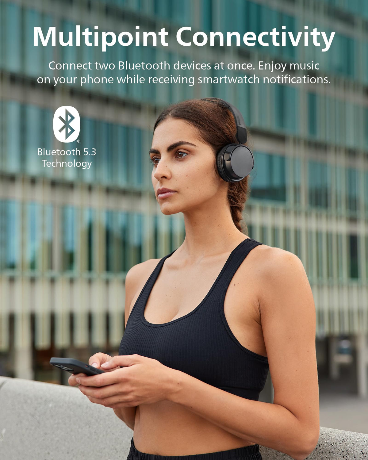 PHILIPS H3209 25 hours of listening on a full charge.