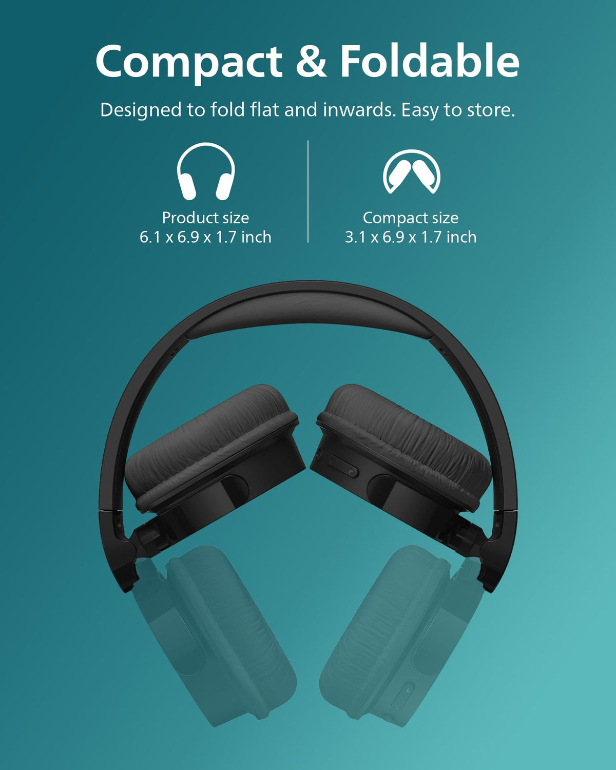 PHILIPS H3209 AI mic reduces background noise during calls.