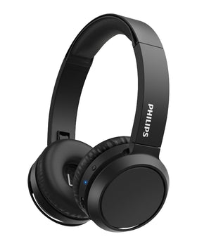 PHILIPS H4205 bass boost button enhances listening with deeper bass