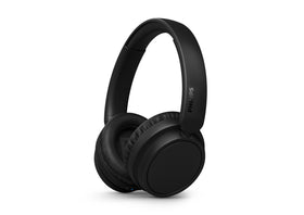 PHILIPS H5209 front view showing sleek black design and brand clarity, comfortable fit benefit