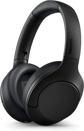 PHILIPS H8506 folded earcups offer portable travel-ready design.