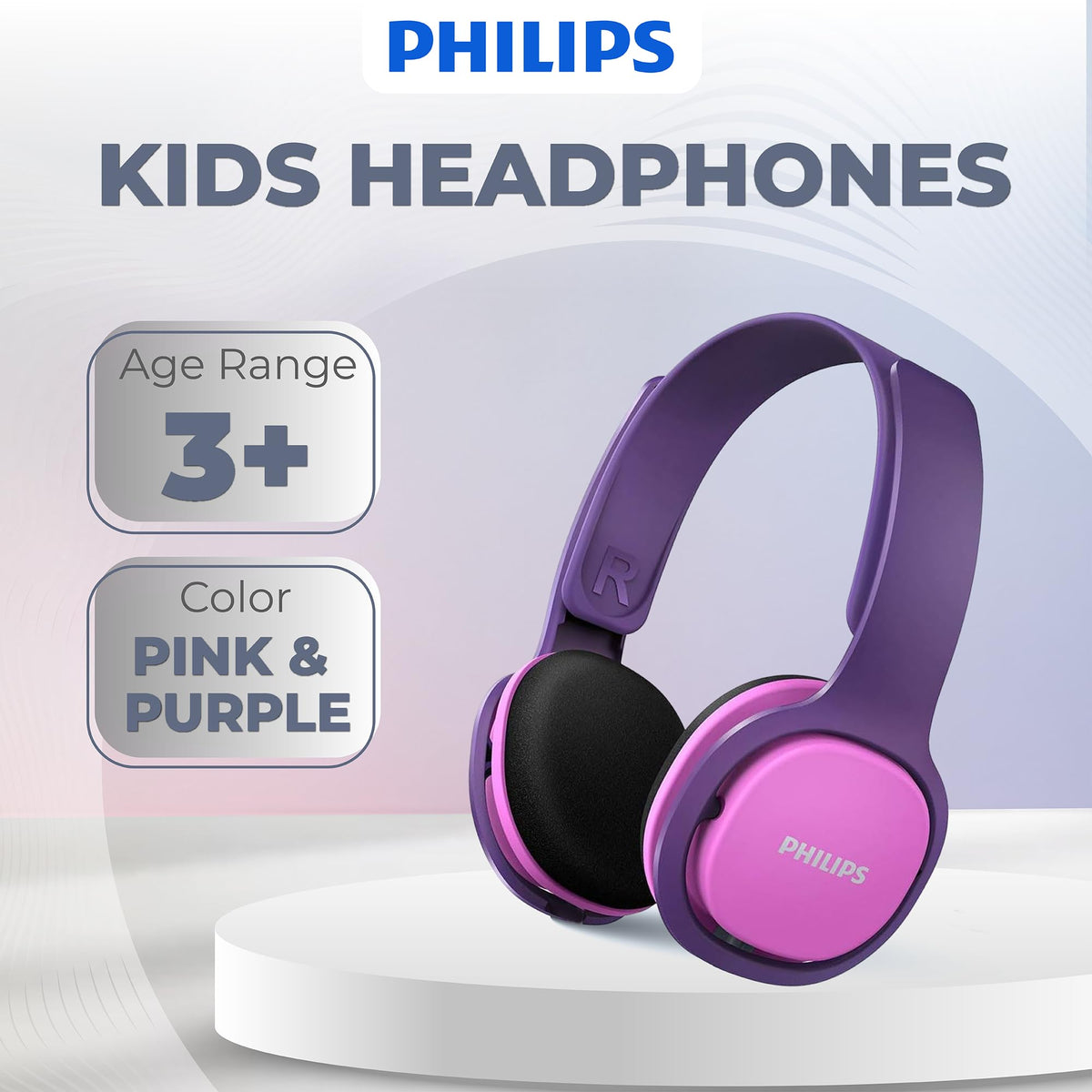 PHILIPS Kids Headphones offering a comfortable fit during study time