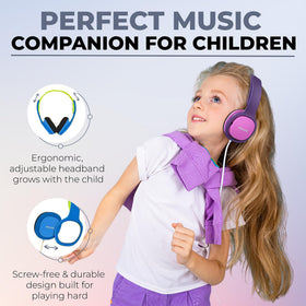 PHILIPS Kids Headphones on-ear wired design ready for classroom use