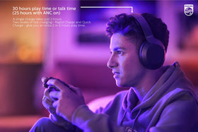 PHILIPS PH805 40mm driver detail delivering rich sound