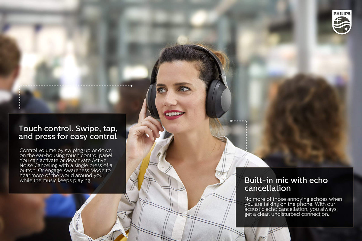 PHILIPS PH805 soft headband padding for all-day comfort