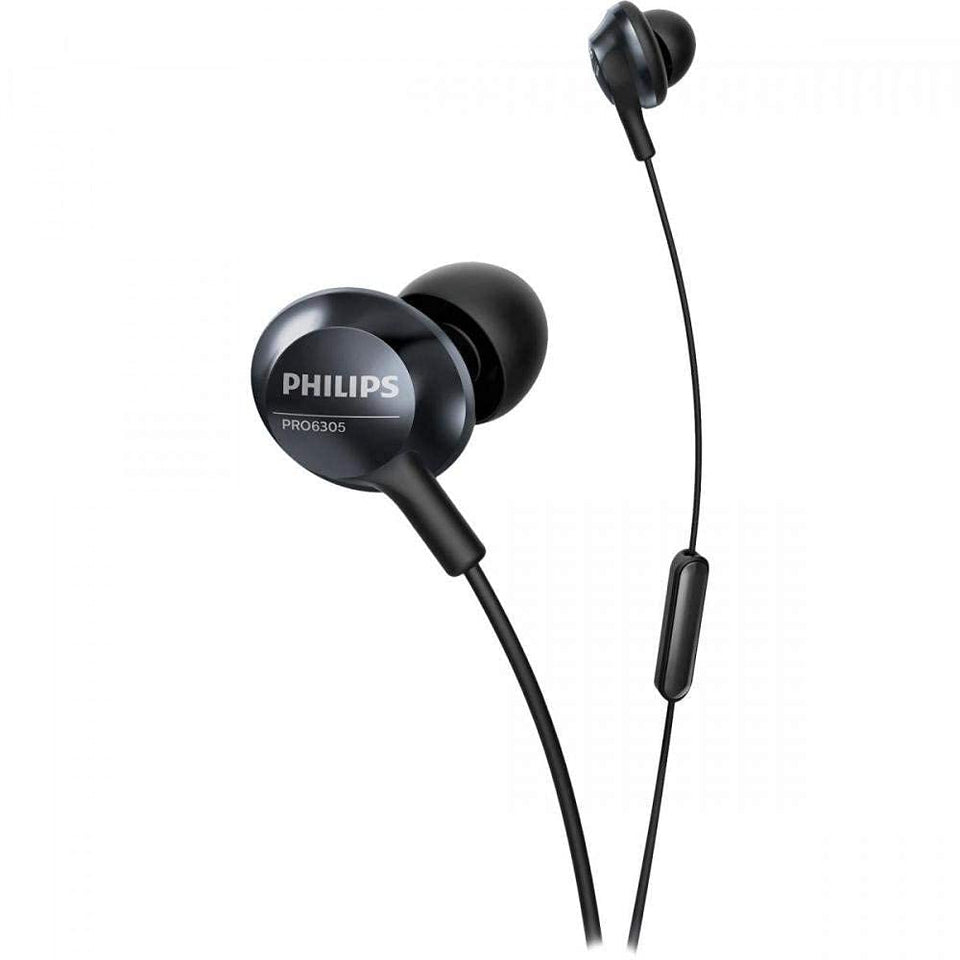 Philips Pro wired earbuds with inline control offer easy calls and playback.