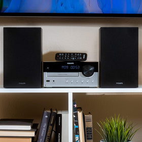 PHILIPS remote control included for convenient operation from across the room