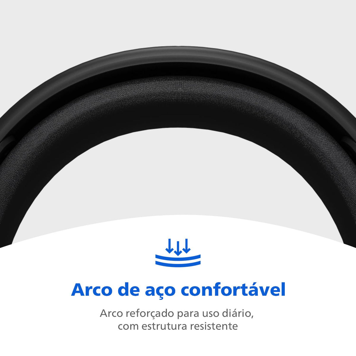 PHILIPS SHP9500 steel-reinforced headband for durability and secure fit