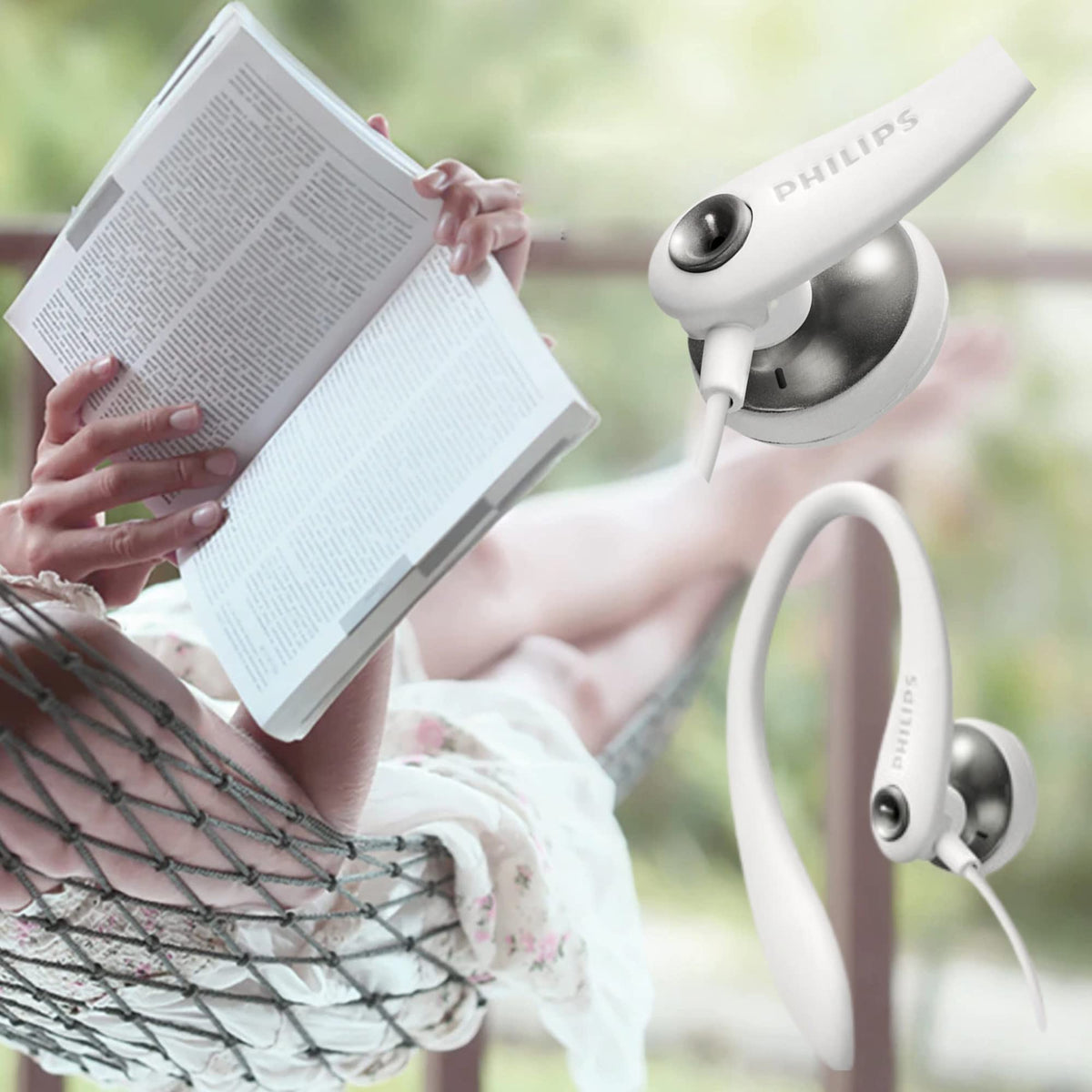 Flexible 3D earhook adapts to all ears for comfortable wear
