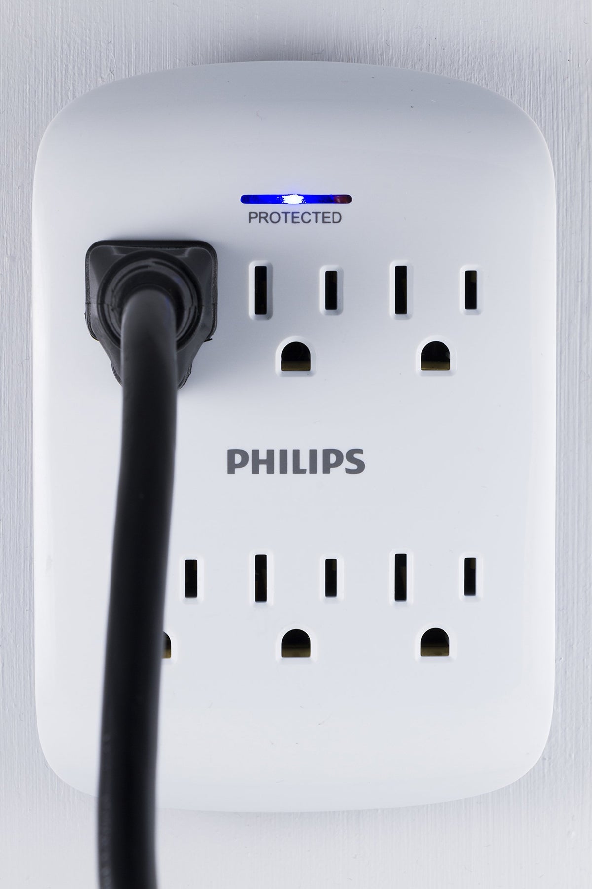 Philips side profile highlighting low-profile design that fits behind furniture