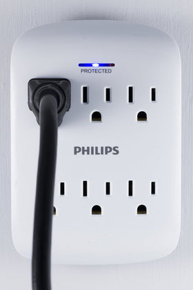 Philips side profile highlighting low-profile design that fits behind furniture
