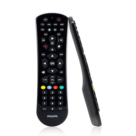 Philips SRP9263C/27 universal remote front view showing sleek design and layout